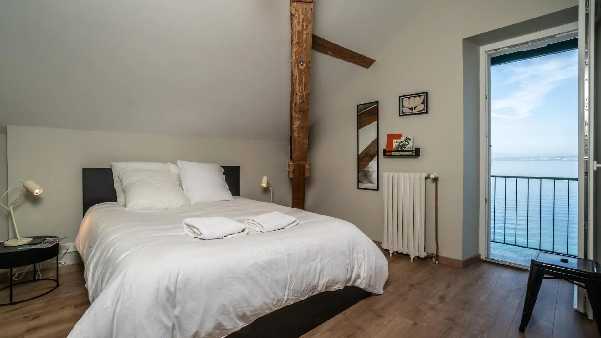 Maxilly-sur-Léman La Villa Du Lac - Appartements De Vacances - Les Pieds Dans L'Eau דירה